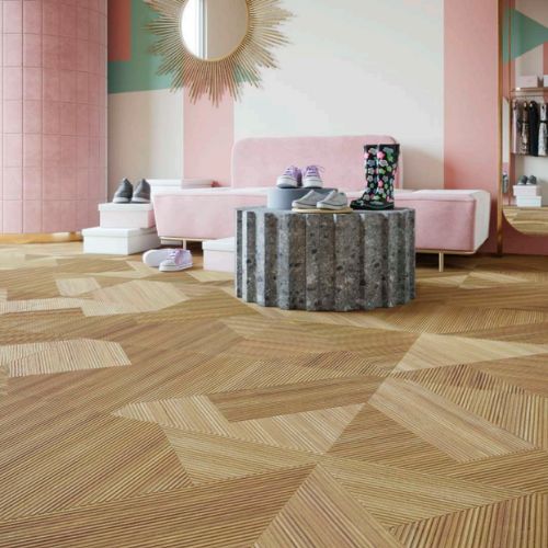 LVT pour un magasin de chaussures